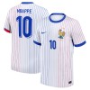 Camiseta de fútbol Francia Mbappé 10 Segunda Equipación Euro 2024 - Hombre